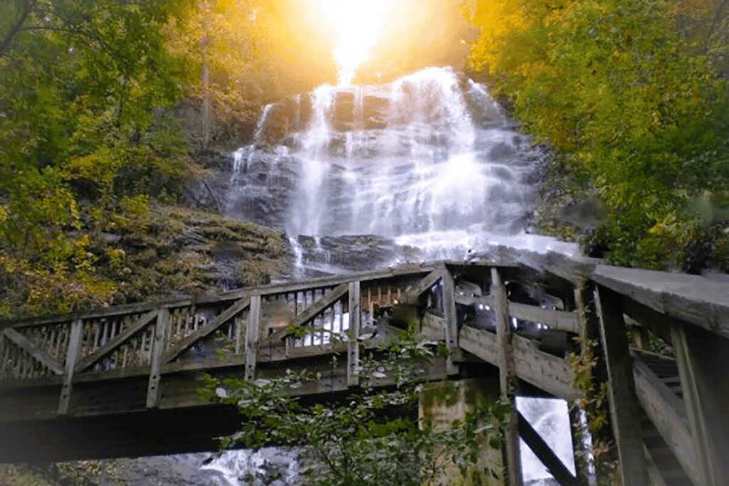 amicalola falls trail waterfall hike